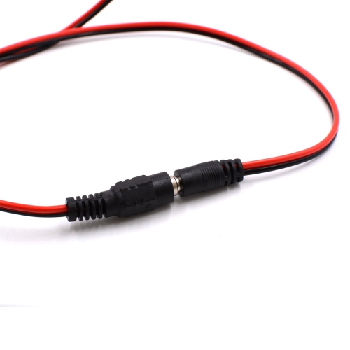 ISTAR 18AWG DC Power Pigtail Cable 12V 5A Male & Female Plug Adapter for CCTV Home Security Surveillance Camera DC Extension Cord Power