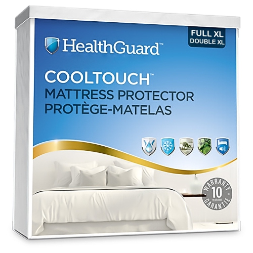 HealthGuard Cooltouch Waterproof Mattress Protector Full Extra Long