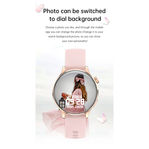 ISPEKTRUM iS-GT3 Smart Watch, 1.32" HD Screen Bluetooth Calls & Text, Multiple Sports Mode Fitness Tracker Heart Rate & BP Monitor Works with Android