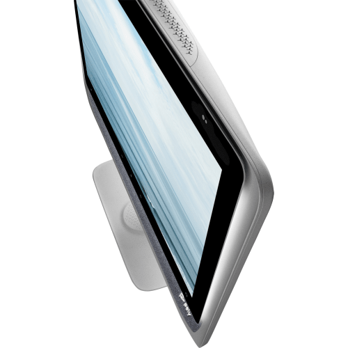 Haut-parleurs stéréo numériques HD dynamiques USB 21 po P21 de poly Studio - Argenté