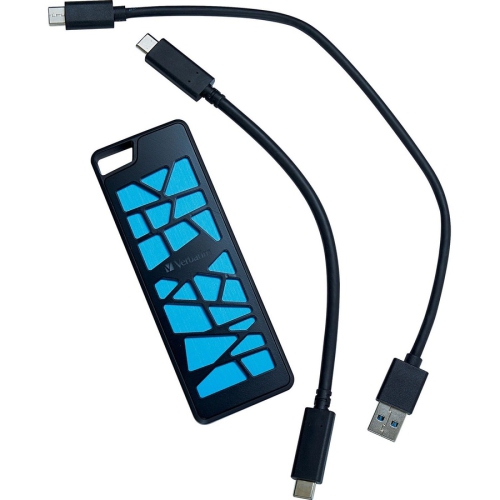 VERBATIM 1 TB Portable NVMe PCI-e Portable External Hard Drive - Black