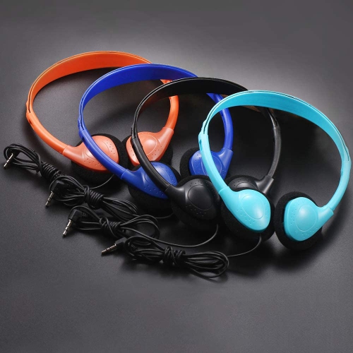 Dolaer Kids Headphones Bulk 12 Pack Multi Colors for School Classroom Students Teens Children Gift and Adult