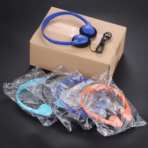 Dolaer Kids Headphones Bulk 12 Pack Multi Colors for School Classroom Students Teens Children Gift and Adult