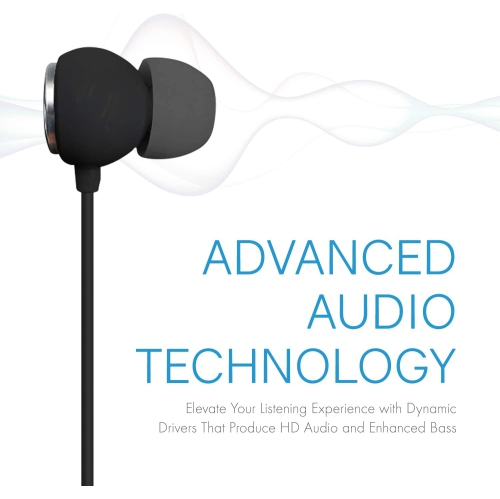 Dolaer USB-C UltraBuds High Fidelity Earbuds, Black