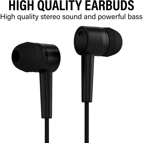 Dolaer Wired Earbuds 10 Pack, New Earbuds Headphones with Microphone, Earphones with Heavy Bass Stereo Noise Blocking, Compatible with iPhone and Android Devices, iPad, MP3, Fits 3