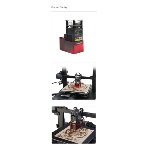 Creality Ender-3 S1/S1 Pro – Module de laser CV 24 V 1,6 W.