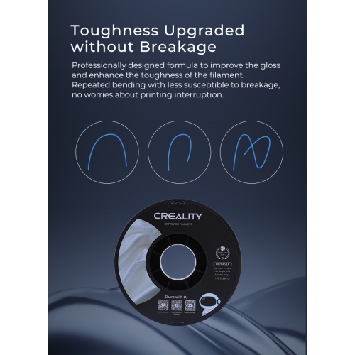 Creality CR-SILK PLA 3D Printer Filament 1.75 mm, 1 KG Spool