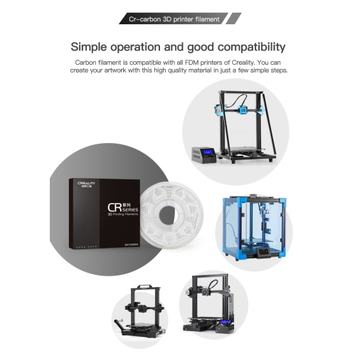 Creality – Filament d’imprimante 3D CR-PLA, 1.75 mm, bobine de 1 KG
