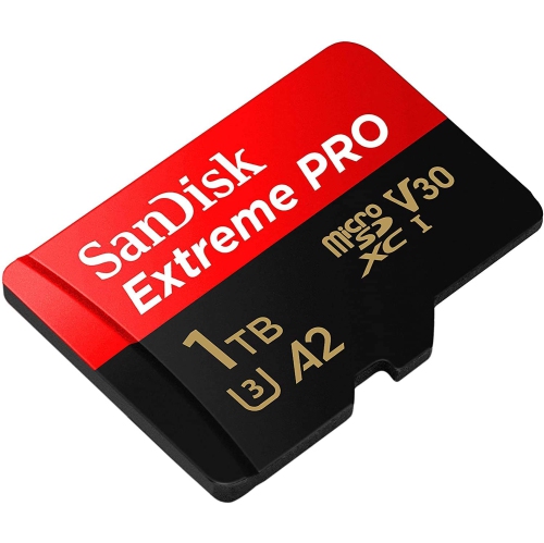 SanDisk Extreme PRO 1TB Micro SD Card with Adapter SDSQXCD-1T00