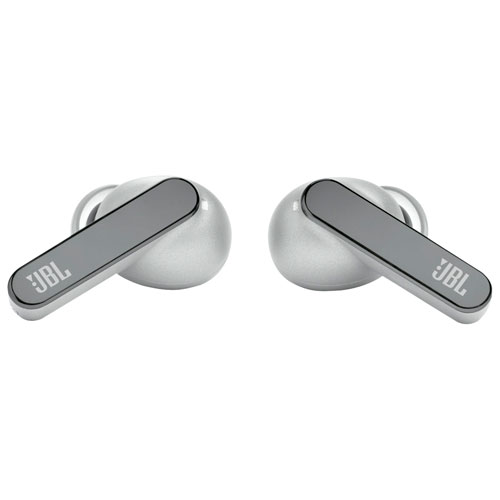 Écouteurs boutons 100 % sans fil à suppression du bruit Live Pro 2 de JBL - Argenté