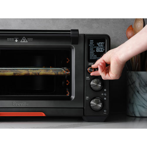 Breville Joule Oven Air Fryer Pro with Connected App - 0.9 Cu.Ft./25.5L - Black Stainless Steel