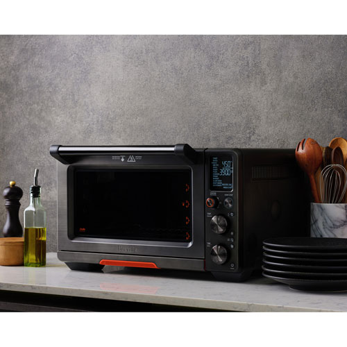 Friteuse à air chaud Pro Joule Oven de Breville avec application connectée - 0,9 pi³/25,5 l - Acier inoxydable noir