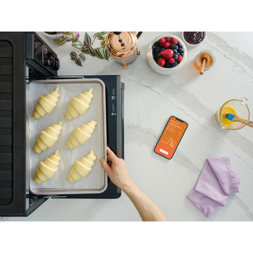 Friteuse à air chaud Pro Joule Oven de Breville avec application connectée - 0,9 pi³/25,5 l - Acier inoxydable noir