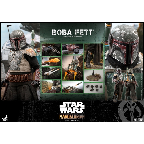 Star Wars The Mandalorian 12 Inch Action Figure 1/6 Scale - Boba Fett Hot Toys 907834