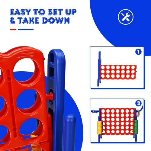 2.5ft 4-to-Score Giant Game Set-Blue