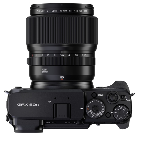 Fujifilm FUJINON GF80mm F1.7 R WR Lens Black