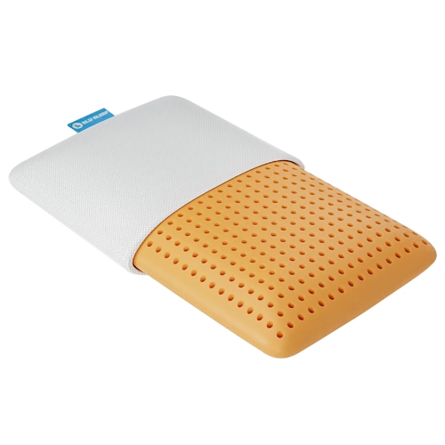 Blu Sleep - Vitality Memory Foam Pillow with Cover, Soy Infused, Standard Size Low Profile