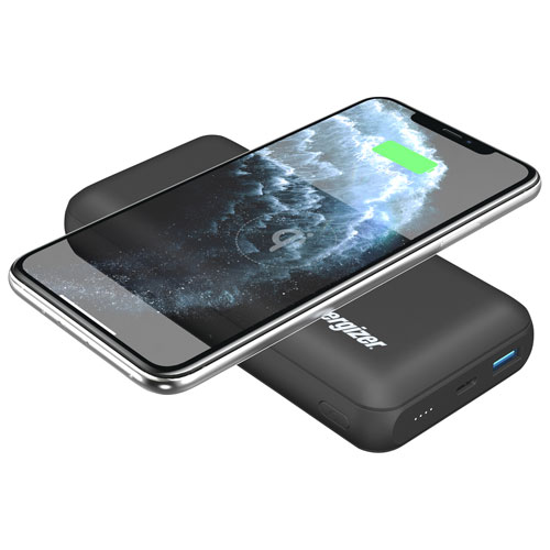 Energizer mAh USB-A/USB-C Power Bank with Wireless Qi Charger