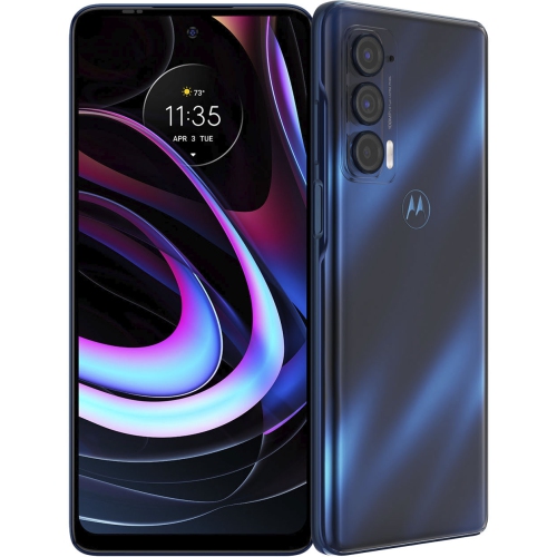 Refurbished - Motorola Edge (2021) 256GB Smartphone - Nebula Blue - Unlocked
