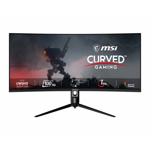 MSI Optix 34 UWQHD 100Hz 1ms HDMI DisplayPort Black Curved Gaming