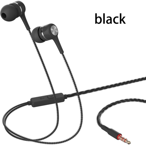 Appel couleur pour les écouteurs graves puissants avec écouteurs-boutons stéréo avec micro – couleurs variées…