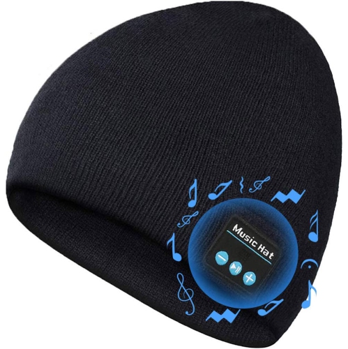 DOLAER  Bluetooth Beanie Hat, Xmas Stocking Stuffers Mens Gifts Music Hats With Bluetooth Headphones, for Women Mens Mom Dad Teens Girl Boys