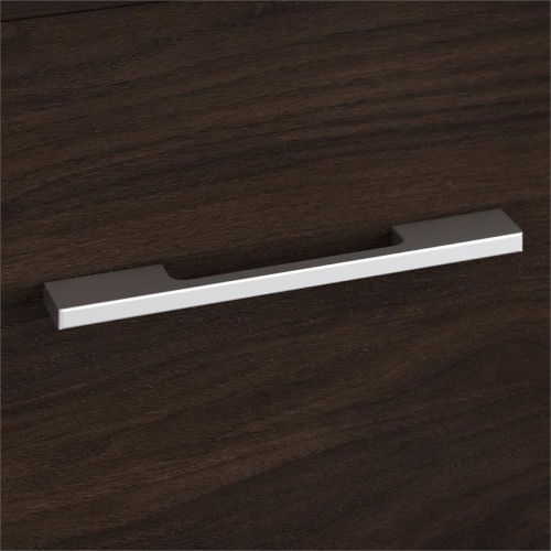 Office 500 16W 2 Drawer File Cabinet in Black Walnut - Engineered Wood