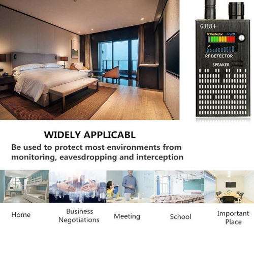 Handheld Cell Phone GPS Tracker Signal Detector Sweep Unit Anti Spy RF Bug Track