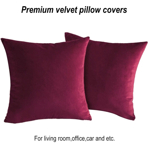 Luxury Home Decoration Crushed Velvet Cushion Cover for Sofa Couch Bed Chair Car