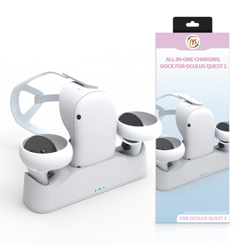 axGear Base de support de station de chargeur de station de charge avec kit de batterie pour Oculus Quest 2 VR