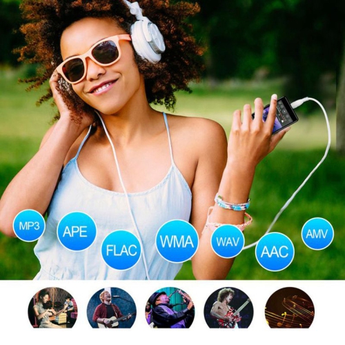 axGear MP3 Player Bluetooth 5.0 Full Touch Screen with Line-in Speaker and FM Radio