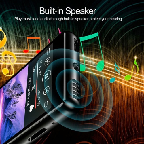 axGear MP3 Player Bluetooth 5.0 Full Touch Screen with Line-in Speaker and FM Radio