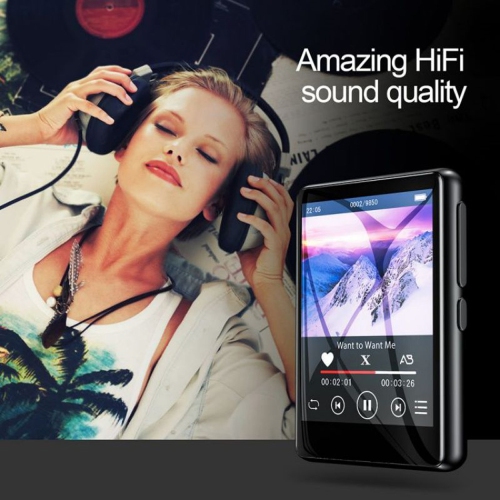 axGear MP3 Player Bluetooth 5.0 Full Touch Screen with Line-in Speaker and FM Radio