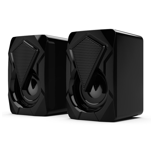 axGear Computer 3.5mm Speakers Led/Volume Control Powered by USB for Laptop