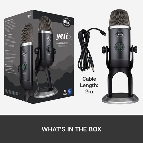 Blue Microphones Yeti X USB Microphone - Black by BLUE MICROPHONES - Refurbished condition - Image 6