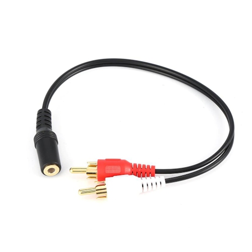 3.5mm to RCA Stereo Audio Cable Adapter - 3.5mm Female to Stereo RCA Male Bi-Directional AUX Auxiliary Male Headphone Jack Plug Y Splitter to