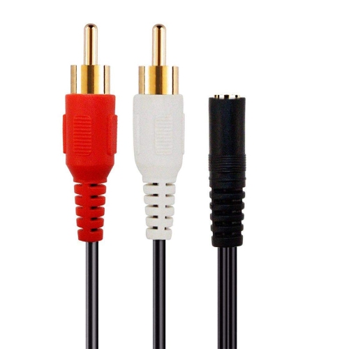 3.5mm to RCA Stereo Audio Cable Adapter - 3.5mm Female to Stereo RCA Male Bi-Directional AUX Auxiliary Male Headphone Jack Plug Y Splitter to