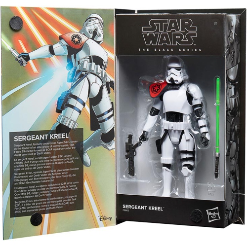 STAR WARS  The Series 6 Inch Action Figure Book Cover - Sergeant Kreel In Black Great figure, great price