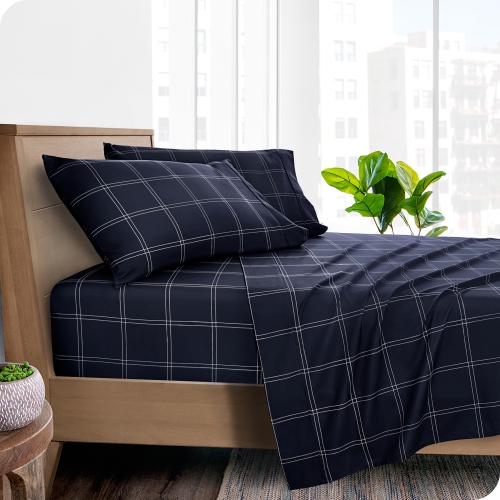 Bare Home Sheet Set - Premium 1800 Ultra-Soft Microfiber - Double Brushed - Hypoallergenic - Wrinkle Resistant