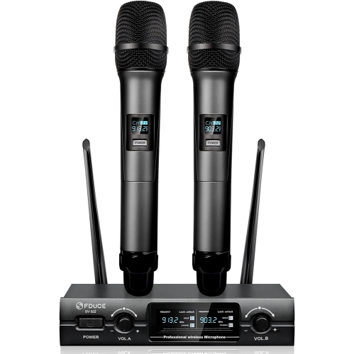 FDUCE Wireless Microphones System (Black) by FDUCE - Open Box condition - CA$49.99