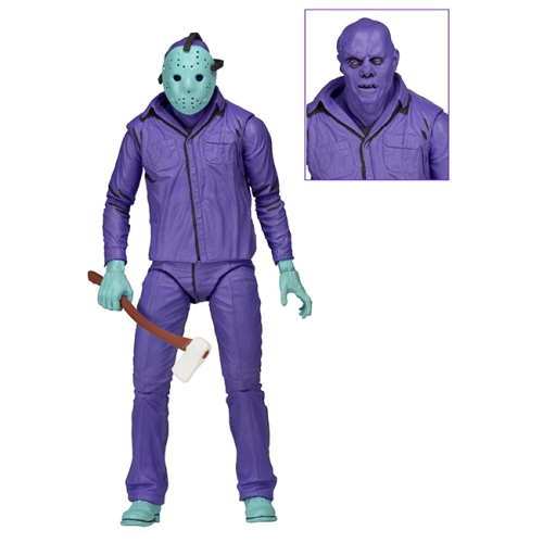 HORROR  Friday The 13Th 7 Inch Action Figure 8-Bit Video Game Series - Nes Classic Jason Voorhees