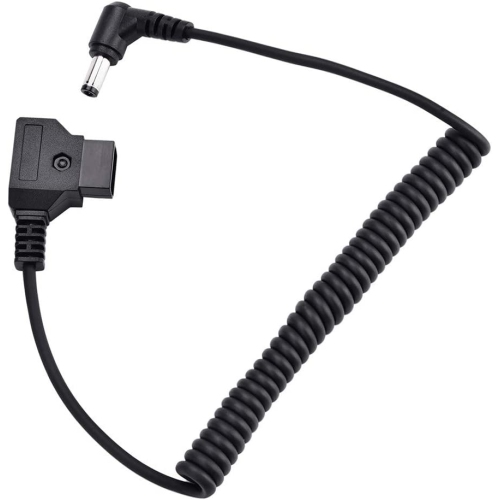 Câble adaptateur D-Tap de type B mâle à angle droit c.c. de 5,5 x 2,5 mm Câble adaptateur pour batterie à monture V d’Anton