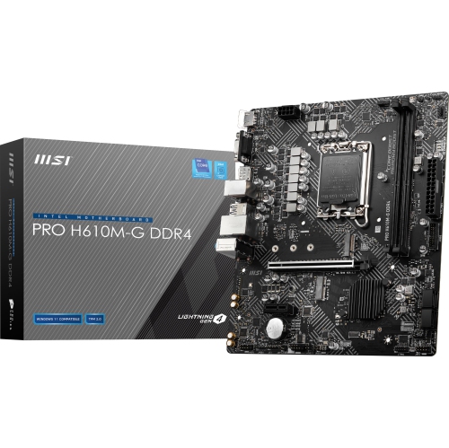 Carte mère MSI PRO H610&nbsp;M-G DDR4