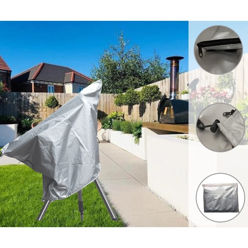 Housse de télescope d'extérieur Pare-soleil Housse astronomique résistante à la poussière avec cordon de serrage réglable - Argenté x