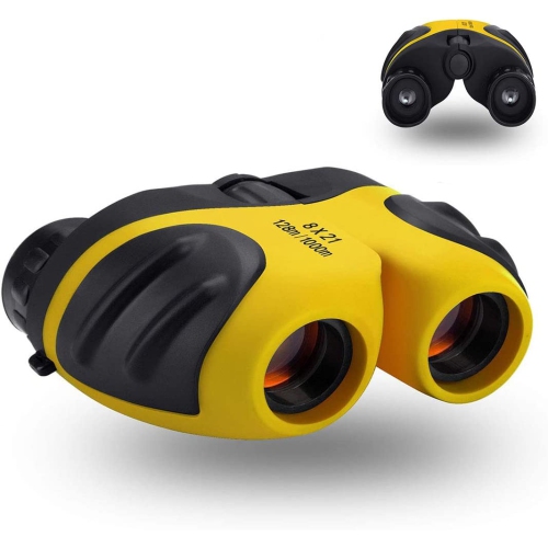Jumelles compactes antichocs 8x21 pour enfants - jouets pour garçons et filles