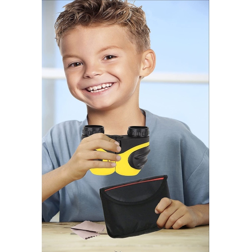 Jumelles compactes antichocs 8x21 pour enfants - jouets pour garçons et filles