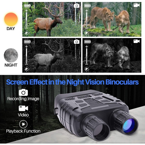 Digital Night Vision Binoculars 984ft Infrared Night Vision Googgles with 32G Memory Card 2.31 inch LCD Screen for Hunting & Surveillance