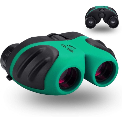 Image 1 de 7.. Jumelles compactes antichocs 8x21 pour enfants - jouets pour garçons et filles