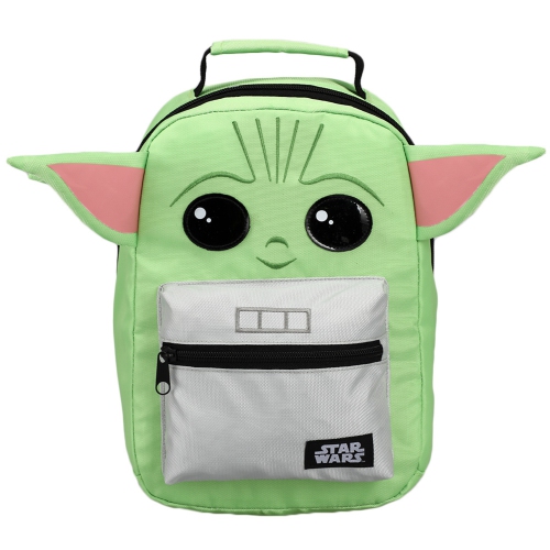 Image 1 of 5.. Star Wars The Mandalorian Grogu Big Face Reusuable Lunch Bag
