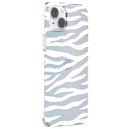 kate spade new york Fitted Hard Shell Case for iPhone 14 Plus - Zebra